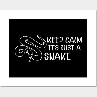 Snake - Keep calm it's just a snake Posters and Art